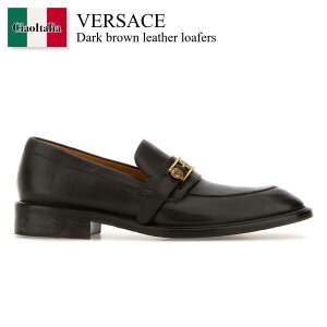 �y���ʌ���E�݌Ɍ���E�����ҏ����I�z ���F���T�[�`�F / Versace Dark Brown Leather Loafers / 10233 191A17291 / 10233 191A17291 1NB3J / 10233191A17291 / 10233191A17291 1NB3J / 10233191A172911NB3J / �h���X�V���[�Y�E�v�C�E�r