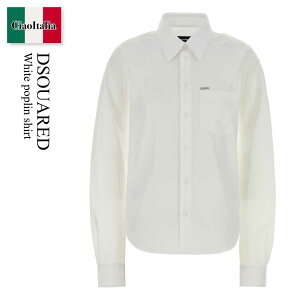 �y���ʌ���E�݌Ɍ���E�����ҏ����I�z �f�B�[�X�N�G�A�[�h / Dsquared White Poplin Shirt / S75DL0912 S36275 / S75DL0912 S36275 100 / S75DL0912S36275 / S75DL0912S36275 100 / S75DL0912S36275100 / �u���E�X�E�V���c