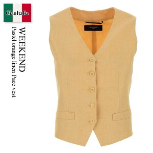 �y���ʌ���E�݌Ɍ���E�����ҏ����I�z �E�B�[�N�G���h �}�b�N�X�}�[�� / Weekend Pastel Orange Linen Pace Vest / 261515 027 / 261515 1012600 027 / 2615151012600 / 2615151012600 027 / 2615151012600027 / �x�X�g�E�W��