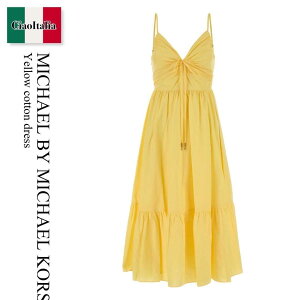 �y���ʌ���E�݌Ɍ���E�����ҏ����I�z �}�C�P���E�R�[�X / Michael By Michael Kors Yellow Cotton Dress / MS683DHKLZ / MS683DHKLZ LEMON / MS683DHKLZLEMON / �����s�[�X