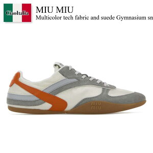 �y���ʌ���E�݌Ɍ���E�����ҏ����I�z �~���E�~���E / Miu Miu Multicolor Tech Fabric And Suede Gymnasium Sneakers / 5E428E F0MIW / 5E428E FA00571L F0MIW / 5E428EFA00571L / 5E428EFA00571L F0MIW / 5E428EFA00571LF0MIW / �X�j�[�J�[