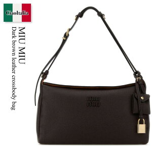 �y���ʌ���E�݌Ɍ���E�����ҏ����I�z �~���E�~���E / ���΂� / �J�o�� / Miu Miu Dark Brown Leather Crossbody Bag / 5BC195 F0ZKS / 5BC195 2IFL F0ZKS / 5BC1952IFL / 5BC1952IFL F0ZKS / 5BC1952IFLF0ZKS / �V�����_�[�o�b�O�E