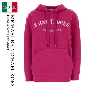 �y���ʌ���E�݌Ɍ���E�����ҏ����I�z �}�C�P���E�R�[�X / Michael By Michael Kors Fuchsia Cotton Sweatshirt / MS6520W4MY / MS6520W4MY RASPBERRY / MS6520W4MYRASPBERRY / �p�[�J�[�E�t�[�f�B