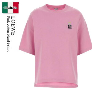 �y���ʌ���E�݌Ɍ���E�����ҏ����I�z ���G�x / Loewe Pink Cotton Blend T-Shirt / S359Y22XAI / S359Y22XAI PINK / S359Y22XAIPINK / T�V���c�E�J�b�g�\�[