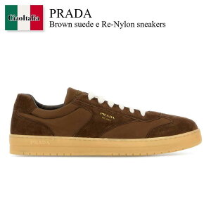 �y���ʌ���E�݌Ɍ���E�����ҏ����I�z �v���_ / Prada Brown Suede E Re-Nylon Sneakers / 2EE464 F0324 / 2EE464 FG000D7R F0324 / 2EE464FG000D7R / 2EE464FG000D7R F0324 / 2EE464FG000D7RF0324 / �X�j�[�J�[