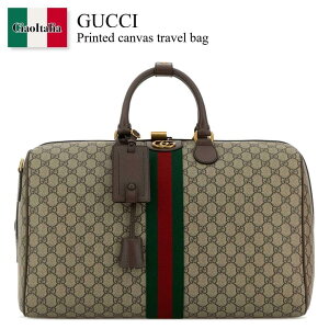 �y���ʌ���E�݌Ɍ���E�����ҏ����I�z �O�b�` / ���΂� / �J�o�� / Gucci Printed Canvas Travel Bag / 834460 FAEOI / 834460 FAEOI 9746 / 834460FAEOI / 834460FAEOI 9746 / 834460FAEOI9746 / �{�X�g���o�b�O