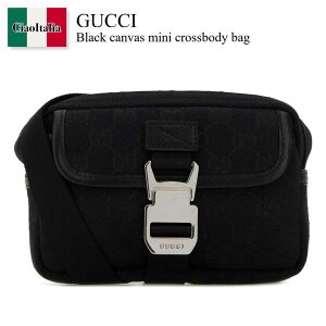 �y���ʌ���E�݌Ɍ���E�����ҏ����I�z �O�b�` / ���΂� / �J�o�� / Gucci Black Canvas Mini Crossbody Bag / 855344 FAFIA / 855344 FAFIA 1000 / 855344FAFIA / 855344FAFIA 1000 / 855344FAFIA1000 / �N���b�`�o�b�O