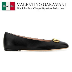 �y���ʌ���E�݌Ɍ���E�����ҏ����I�z �o�����`�m / Valentino Garavani Black Leather Vlogo Signature Ballerinas / 8W0S0PI8RRE / 8W0S0PI8RRE 0NO / 8W0S0PI8RRE0NO / �o���G�V���[�Y