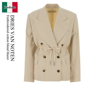 �y���ʌ���E�݌Ɍ���E�����ҏ����I�z �h���X ���@�� �m�b�e�� / Dries Van Noten Embroidered Cotton Blend Blazer / 2610104413360 / 2610104413360 005 / 2610104413360005 / �W���P�b�g