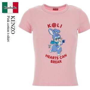 �y���ʌ���E�݌Ɍ���E�����ҏ����I�z �P���]�[ / Kenzo Pink Cotton T-Shirt / FG52TS2224SK / FG52TS2224SK 32 / FG52TS2224SK32 / T�V���c�E�J�b�g�\�[