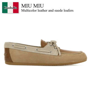 �y���ʌ���E�݌Ɍ���E�����ҏ����I�z �~���E�~���E / Miu Miu Multicolor Leather And Suede Loafers / 5D123E F05BS / 5D123E F0053K0F F05BS / 5D123EF0053K0F / 5D123EF0053K0F F05BS / 5D123EF0053K0FF05BS / ���[�t�@�[�E�I�b�N�X