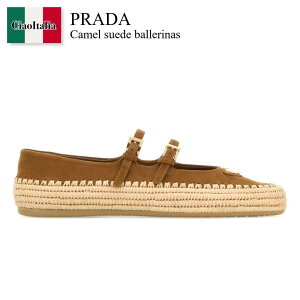 �y���ʌ���E�݌Ɍ���E�����ҏ����I�z �v���_ / Prada Camel Suede Ballerinas / 1F869N F0401 / 1F869N F005008 F0401 / 1F869NF005008 / 1F869NF005008 F0401 / 1F869NF005008F0401 / �o���G�V���[�Y
