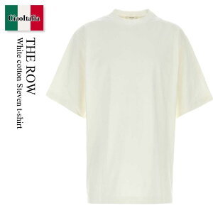 �y���ʌ���E�݌Ɍ���E�����ҏ����I�z �U�E���E / The Row White Cotton Steven T-Shirt / 559K7 13 / 559K7 13 WHT / 559K713 / 559K713 WHT / 559K713WHT / T�V���c�E�J�b�g�\�[