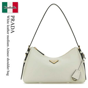 �y���ʌ���E�݌Ɍ���E�����ҏ����I�z �v���_ / ���΂� / �J�o�� / Prada White Leather Medium Aimee Shoulder Bag / 1BC229 F0PG7 / 1BC229 VLVM2CYS F0PG7 / 1BC229VLVM2CYS / 1BC229VLVM2CYS F0PG7 / 1BC229VLVM2CYSF0PG7 / �V�����_�[