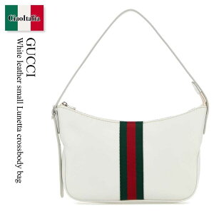 �y���ʌ���E�݌Ɍ���E�����ҏ����I�z �O�b�` / ���΂� / �J�o�� / Gucci White Leather Small Lunetta Crossbody Bag / 863406 AAGF7 / 863406 AAGF7 9251 / 863406AAGF7 / 863406AAGF7 9251 / 863406AAGF79251 / �V�����_�[�o�b�O