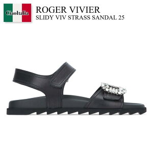 �y���ʌ���E�݌Ɍ���E�����ҏ����I�z ���W�F�E���B���B�G / Roger Vivier Slidy Viv Strass Sandal 25 / RVW4584469091T / RVW4584469091T B999 / RVW4584469091TB999 / �T���_���E�~���[��