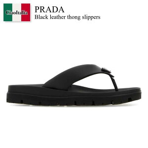 �y���ʌ���E�݌Ɍ���E�����ҏ����I�z �v���_ / Prada Black Leather Thong Slippers / 2Y3130 F0002 / 2Y3130 FG0013LKK F0002 / 2Y3130FG0013LKK / 2Y3130FG0013LKK F0002 / 2Y3130FG0013LKKF0002 / �T���_��