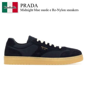 �y���ʌ���E�݌Ɍ���E�����ҏ����I�z �v���_ / Prada Midnight Blue Suede E Re-Nylon Sneakers / 2EE464 F0008 / 2EE464 FG000D7R F0008 / 2EE464FG000D7R / 2EE464FG000D7R F0008 / 2EE464FG000D7RF0008 / �X�j�[�J�[