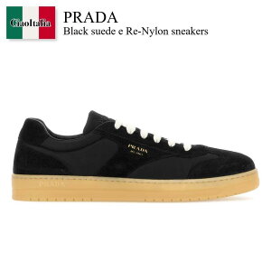 �y���ʌ���E�݌Ɍ���E�����ҏ����I�z �v���_ / Prada Black Suede E Re-Nylon Sneakers / 2EE464 F0632 / 2EE464 FG000D7R F0632 / 2EE464FG000D7R / 2EE464FG000D7R F0632 / 2EE464FG000D7RF0632 / �X�j�[�J�[