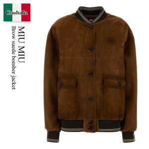 �y���ʌ���E�݌Ɍ���E�����ҏ����I�z �~���E�~���E / Miu Miu Brow Suede Bomber Jacket / MPV997 F0134 / MPV997 SOOO104R F0134 / MPV997SOOO104R / MPV997SOOO104R F0134 / MPV997SOOO104RF0134 / ���U�[�W���P�b�g�E�R�[�g