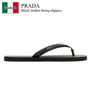 �y���ʌ���E�݌Ɍ���E�����ҏ����I�z �v���_ / Prada Black Leather Thong Slippers / 2Y3162 F0002 / 2Y3162 FG001055 F0002 / 2Y3162FG001055 / 2Y3162FG001055 F0002 / 2Y3162FG001055F0002 / �T���_��