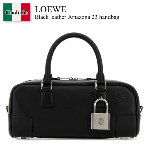 �y���ʌ���E�݌Ɍ���E�����ҏ����I�z ���G�x / ���΂� / �J�o�� / Loewe Black Leather Amazona 23 Handbag / A039N23X07 / A039N23X07 BLACK / A039N23X07BLACK / �n���h�o�b�O