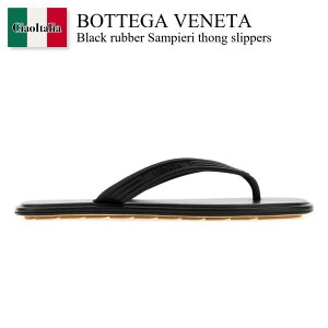 �y���ʌ���E�݌Ɍ���E�����ҏ����I�z �{�b�e�K�E���F�l�^ / Bottega Veneta Black Rubber Sampieri Thong Slippers / 867559 V00P5 / 867559 V00P5 1000 / 867559V00P5 / 867559V00P5 1000 / 867559V00P51000 / �T���_��