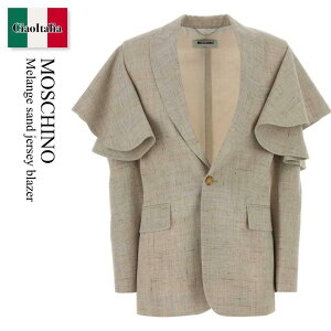 �y���ʌ���E�݌Ɍ���E�����ҏ����I�z ���X�L�[�m / Moschino Melange Sand Jersey Blazer / 261D0 5110420 / 261D0 5110420 1462 / 261D05110420 / 261D05110420 1462 / 261D051104201462 / �W���P�b�g