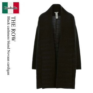 �y���ʌ���E�݌Ɍ���E�����ҏ����I�z �U�E���E / The Row Black Cashmere Blend Novaan Cardigan / 10692 Y992 / 10692 Y992 BLK / 10692Y992 / 10692Y992 BLK / 10692Y992BLK / �J�[�f�B�K��