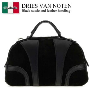 �y���ʌ���E�݌Ɍ���E�����ҏ����I�z �h���X ���@�� �m�b�e�� / ���΂� / �J�o�� / Dries Van Noten Black Suede And Leather Handbag / 2610215080153 / 2610215080153 900 / 2610215080153900 / �r�W�l�X�o�b�O�E�A�^�b�V