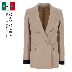 �y���ʌ���E�݌Ɍ���E�����ҏ����I�z �}�b�N�X�}�[�� / Max Mara Pink Silk Feltro Blazer / 261104 003 / 261104 1283600 003 / 2611041283600 / 2611041283600 003 / 2611041283600003 / �W���P�b�g
