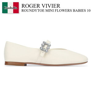 �y���ʌ���E�݌Ɍ���E�����ҏ����I�z ���W�F�E���B���B�G / Roger Vivier Roundytoe Mini Flowers Babies 10 / RVW7434463091T / RVW7434463091T C019 / RVW7434463091TC019 / �o���G�V���[�Y