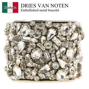 �y���ʌ���E�݌Ɍ���E�����ҏ����I�z �h���X ���@�� �m�b�e�� / Dries Van Noten Embellished Metal Bracelet / 2610182740080 / 2610182740080 952 / 2610182740080952 / �u���X���b�g