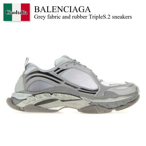 �y���ʌ���E�݌Ɍ���E�����ҏ����I�z �o�����V�A�K / Balenciaga Grey Fabric And Rubber Triples.2 Sneakers / 865849 WTR2G / 865849 WTR2G 1800 / 865849WTR2G / 865849WTR2G 1800 / 865849WTR2G1800 / �X�j�[�J�[