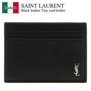 �y���ʌ���E�݌Ɍ���E�����ҏ����I�z �T�����[���� / Saint Laurent Black Leather Tiny Card Holder / 847951 AAELP / 847951 AAELP 1000 / 847951AAELP / 847951AAELP 1000 / 847951AAELP1000 / �J�[�h�P�[�X�E���h����