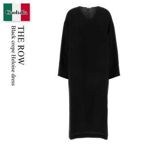 �y���ʌ���E�݌Ɍ���E�����ҏ����I�z �U�E���E / The Row Black Crepe Heloise Dress / 10822 W4201 / 10822 W4201 BLK / 10822W4201 / 10822W4201 BLK / 10822W4201BLK / �����s�[�X