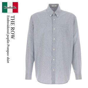 �y���ʌ���E�݌Ɍ���E�����ҏ����I�z �U�E���E / The Row Embroidered Poplin Pompeo Shirt / 1454W 5031 / 1454W 5031 WBS / 1454W5031 / 1454W5031 WBS / 1454W5031WBS / �V���c