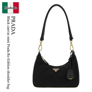 �y���ʌ���E�݌Ɍ���E�����ҏ����I�z �v���_ / ���΂� / �J�o�� / Prada Black Canvas Mini Prada Re-Edition Shoulder Bag / 1BC204 F0002 / 1BC204 VQOC2AOS F0002 / 1BC204VQOC2AOS / 1BC204VQOC2AOS F0002 / 1BC204VQOC2AOSF0002 / �V��