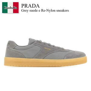 �y���ʌ���E�݌Ɍ���E�����ҏ����I�z �v���_ / Prada Grey Suede E Re-Nylon Sneakers / 2EE464 F073X / 2EE464 FG000D7R F073X / 2EE464FG000D7R / 2EE464FG000D7R F073X / 2EE464FG000D7RF073X / �X�j�[�J�[