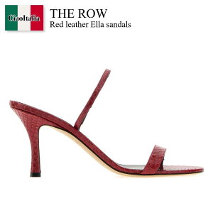 �y���ʌ���E�݌Ɍ���E�����ҏ����I�z �U�E���E / The Row Red Leather Ella Sandals / F1868 E93 / F1868 E93 LQR / F1868E93 / F1868E93 LQR / F1868E93LQR / �T���_���E�~���[��
