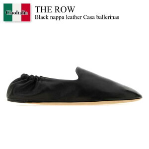 �y���ʌ���E�݌Ɍ���E�����ҏ����I�z �U�E���E / The Row Black Nappa Leather Casa Ballerinas / F1855 SN60 / F1855 SN60 BLK / F1855SN60 / F1855SN60 BLK / F1855SN60BLK / �o���G�V���[�Y
