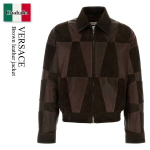�y���ʌ���E�݌Ɍ���E�����ҏ����I�z ���F���T�[�`�F / Versace Brown Leather Jacket / 10244 021A17845 / 10244 021A17845 1N260 / 10244021A17845 / 10244021A17845 1N260 / 10244021A178451N260 / ���U�[�W���P�b�g