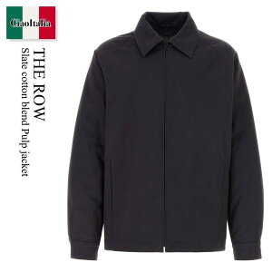 �y���ʌ���E�݌Ɍ���E�����ҏ����I�z �U�E���E / The Row Slate Cotton Blend Pulp Jacket / 1333W 5076 / 1333W 5076 ANT / 1333W5076 / 1333W5076 ANT / 1333W5076ANT / �u���]��