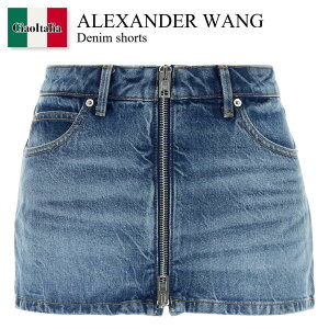 �y���ʌ���E�݌Ɍ���E�����ҏ����I�z �A���L�T���_�[���� / Alexander Wang Denim Shorts / 4DC3265128 / 4DC3265128 400C / 4DC3265128400C / �V���[�g�p���c