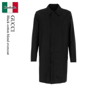 �y���ʌ���E�݌Ɍ���E�����ҏ����I�z �O�b�` / Gucci Black Cotton Blend Overcoat / 865214 ZAU5H / 865214 ZAU5H 1000 / 865214ZAU5H / 865214ZAU5H 1000 / 865214ZAU5H1000 / �R�[�g���̑�