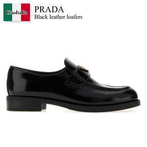 �y���ʌ���E�݌Ɍ���E�����ҏ����I�z �v���_ / Prada Black Leather Loafers / 1D329N F0002 / 1D329N FDX25055 F0002 / 1D329NFDX25055 / 1D329NFDX25055 F0002 / 1D329NFDX25055F0002 / ���[�t�@�[�E�I�b�N�X�t�H�[�h