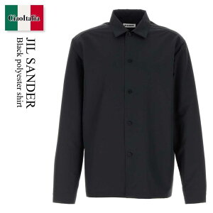 �y���ʌ���E�݌Ɍ���E�����ҏ����I�z �W���T���_�[ / Jil Sander Black Polyester Shirt / J22DL0395J 74276 / J22DL0395J 74276 001 / J22DL0395J74276 / J22DL0395J74276 001 / J22DL0395J74276001 / �V���c