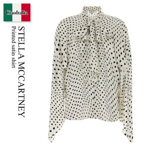 �y���ʌ���E�݌Ɍ���E�����ҏ����I�z �X�e���E�}�b�J�[�g�j�[ / Stella Mccartney Printed Satin Shirt / 620214 3IS328 / 620214 3IS328 9061 / 6202143IS328 / 6202143IS328 9061 / 6202143IS3289061 / �u���E�X�E�V���c