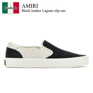 �y���ʌ���E�݌Ɍ���E�����ҏ����I�z �A�~�� / Amiri Black Leather Laguna Slip Ons / AMSNSN1 / AMSNSN1 105 / AMSNSN1105 / AMSNSN1105 BLACK / AMSNSN1105BLACK / �X�j�[�J�[