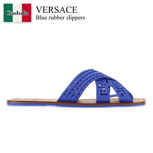 �y���ʌ���E�݌Ɍ���E�����ҏ����I�z ���F���T�[�`�F / Versace Blue Rubber Slippers / 10243 001A17371 / 10243 001A17371 1UR30 / 10243001A17371 / 10243001A17371 1UR30 / 10243001A173711UR30 / �T���_��